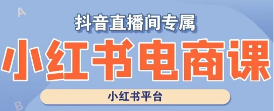 小红书电商高级运营课程，实操教学+案例分析 - 网赚资源网-网赚资源网