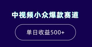 中视频小众爆款赛道，7天涨粉5万+，小白也能无脑操作，轻松月入上万【揭秘】-网赚资源网