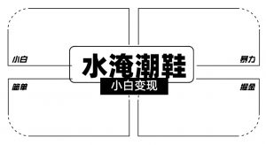 2024全新冷门水淹潮鞋无人直播玩法,小白也能轻松上手,打爆私域流量,轻松实现变现【揭秘】-网赚资源网