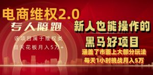 电商维权 4.0 如何做到月入 5 万+每天 1 小时新人也能快速上手【仅揭秘】-网赚资源网