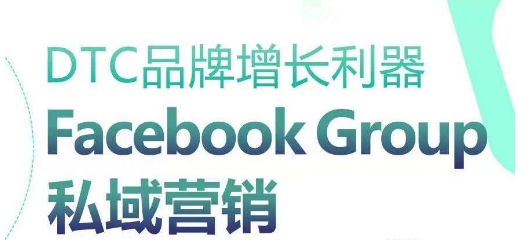 DTC品牌增长利器：Facebook Group私域营销策略 - 网赚资源网-网赚资源网