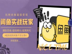 手把手教你0到1系统玩转闲鱼变现,爆款思维/超级曝光/超高转化-网赚资源网