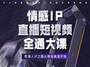 情感IP直播短视频全通大课，普通人IP之路从情感赛道开始-网赚资源网
