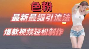 se粉最新最细引流法，七天螺旋起号法，爆款视频轻松制作【揭秘】-网赚资源网