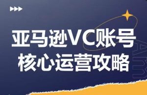 亚马逊VC账号核心玩法解析,实战经验拆解产品模块运营技巧,提升店铺GMV,有效提升运营利润-网赚资源网