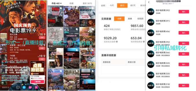 电影票小程序挂载_蹭新电影热度+后续流量延伸【揭秘】 - 网赚资源网-网赚资源网