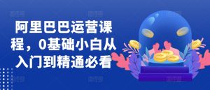 阿里巴巴运营课程,0基础小白从入门到精通必看-网赚资源网