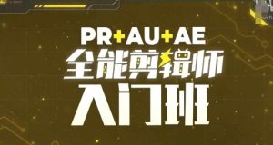 PR+AU+AE全能剪辑师入门班，剪辑入门必学课程-网赚资源网