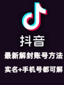2024年11月抖音最新解封账号方法+解实名 自己真实实操已解2个号-网赚资源网