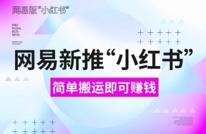 网易官方新推“小红书”,搬运即有收益,新手小白千万别错过(附详细教程)【揭秘】-网赚资源网