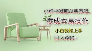 小红书减肥AI新赛道,零成本易操作,日入多张,小白轻松上手【揭秘】-网赚资源网