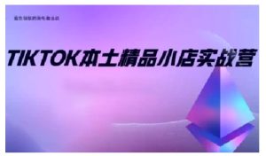 TikTok本土精品小店出海实战营，从入门到高阶，不止0-1!-网赚资源网