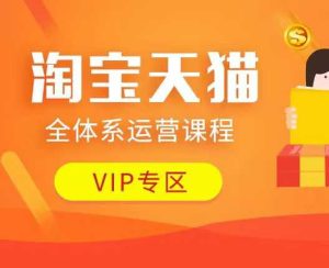 淘宝天猫全体系运营课程：店铺全系运营、动销玩法、付费推广、流量提升、擦边球玩法等等-网赚资源网