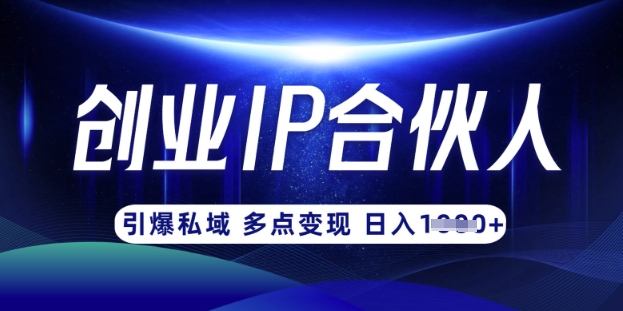 云帆·创业ip合伙人打造3.0，从0到1教你做网创，实现月入过W - 网赚资源网-网赚资源网