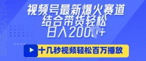 视频号最新爆火ai民国美女视频，轻松百万播放，结合带货日入数张-网赚资源网