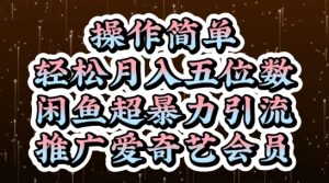 闲鱼超暴力引流推广爱奇艺会员，操作简单，轻松月入5位数-网赚资源网