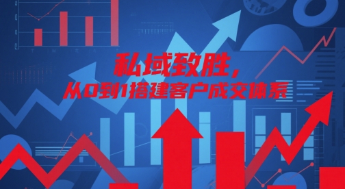 私域致胜，从0到1搭建客户成交体系 - 网赚资源网-网赚资源网