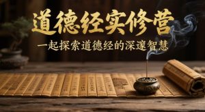 道德经实修营，一起探索道德经的深邃智慧 - 网赚资源网-网赚资源网