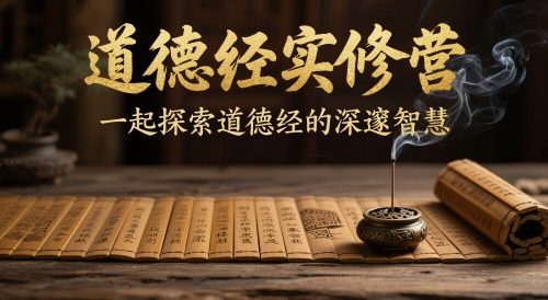 道德经实修营，一起探索道德经的深邃智慧 - 网赚资源网-网赚资源网