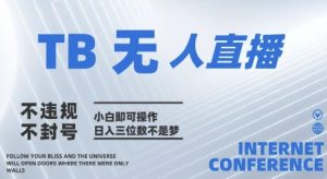 2025年淘宝无人直播带货10.0   全新技术，不违规，不封号，纯小白操作，日入几张【揭秘】-网赚资源网