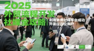 2025外贸流程开发社媒全攻略,利用免费社媒平台成功开发过百位客户-网赚资源网