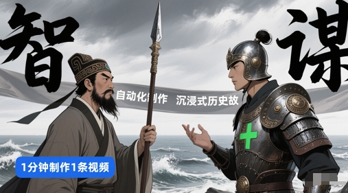 扣子工作流一键生成沉浸式历史故事，一天工作量，3分钟搞定 - 网赚资源网-网赚资源网