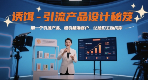 诱饵-引流产品设计秘笈，用一个引流产品，吸引精准客户，让他们主动找你 - 网赚资源网-网赚资源网