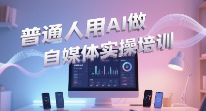 普通一个人用AI做自媒体，助你轻松开启AI自媒体创作之路 - 网赚资源网-网赚资源网