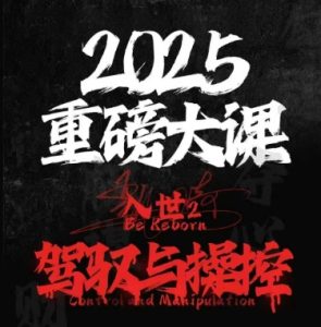 2025重磅大课,入世2,驾驭与控制 - 网赚资源网-网赚资源网