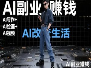 AI改变生活(Ai写作+AI绘画+Ai视频),AI副业挣钱-网赚资源网