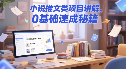 小说推文类项目讲解，0 基础速成秘籍 - 网赚资源网-网赚资源网