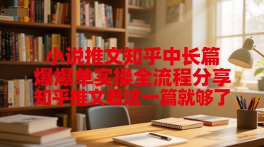 小说推文知乎中长篇爆单实操全流程分享，知乎推文看这一篇就够了 - 网赚资源网-网赚资源网
