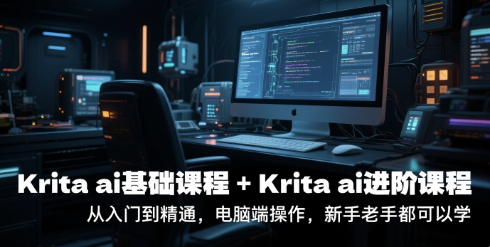 krita ai基础课程+Krita ai进阶课程，从入门到精通，电脑端操作，新手老手都可以学 - 网赚资源网-网赚资源网