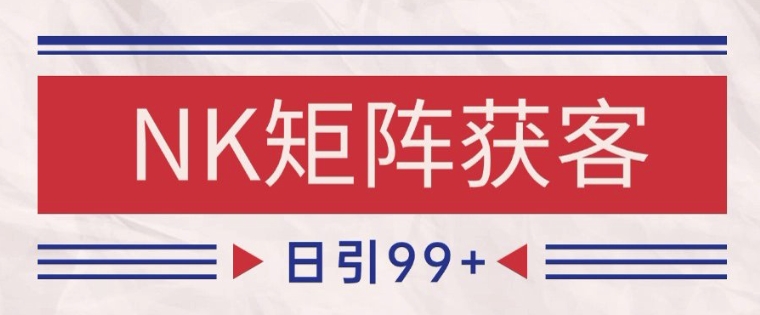 小红书某音NK赛道引流获客 自热矩阵日引200+【揭秘】 - 网赚资源网-网赚资源网