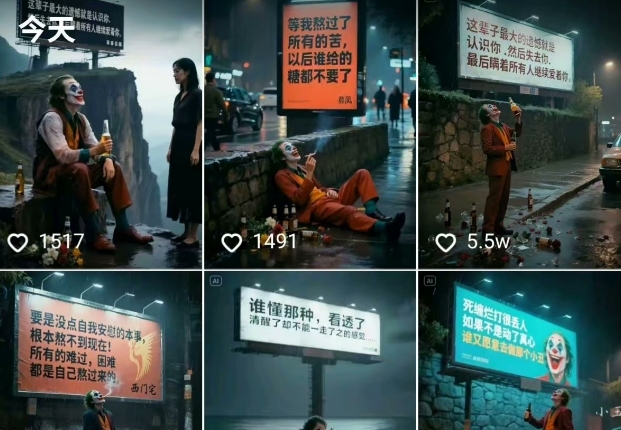 一条视频竟然15W赞！用AI制作小丑自嘲扎心文案视频，当下非常火爆的短视频流量神器-网赚资源网