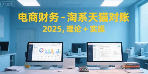 电商财务-淘系天猫对账2025，理论+实操-网赚资源网