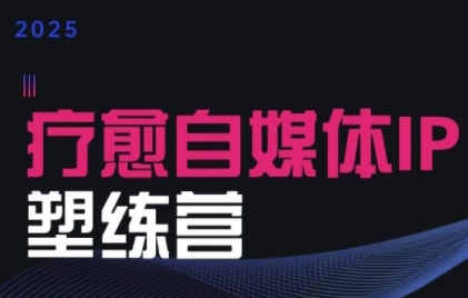 2025治愈自媒体IP训练营，专为疗愈领域从业者打造-网赚资源网