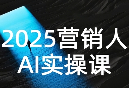 2025营销人Al实操课，AI营销抢跑实战，从Prompt到方案，效率碾压同行-网赚资源网