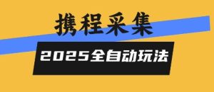 2025携程信息采集全自动玩法，高单价，零人工，全天开干【揭秘】 - 网赚资源网-网赚资源网