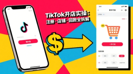 TikTok从开店到投流的进阶课，从基础实操到高阶技巧一网打尽-网赚资源网
