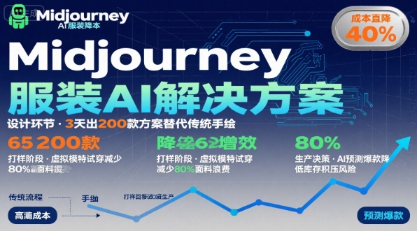 AI在服装领域的运用，使用midjourney做服装辅助企业降低成本-网赚资源网