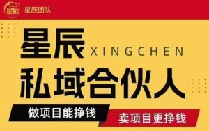 全网首发星辰私域项目合集,最新实操玩法,短期快速实现变现-网赚资源网