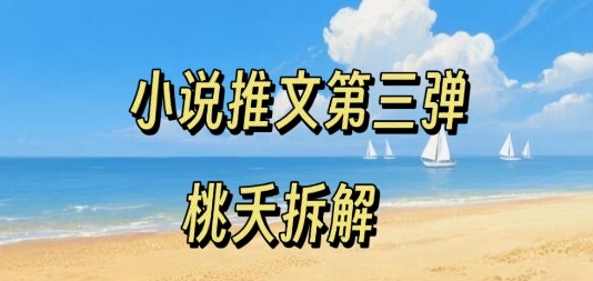 小说推文项目操作全流程第三弹，0粉就能做，门槛低非常适合新手-网赚资源网