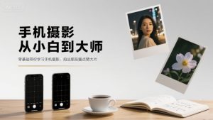 手机摄影从小白到大师,零基础带你学习手机摄影,拍出朋友圈点赞大片-网赚资源网