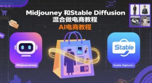 Midjourney和Stable Diffusion混合做电商教程-ai电商教程 - 网赚资源网-网赚资源网