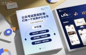 公众号运营高阶课，打造一个优质IP公众号 - 网赚资源网-网赚资源网