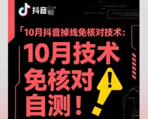 10月抖音掉线免核对技术，不保证百分百，自测 - 网赚资源网-网赚资源网