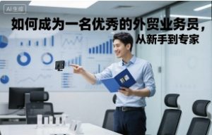 如何成为一名优秀的外贸业务员，从新手到专家 - 网赚资源网-网赚资源网