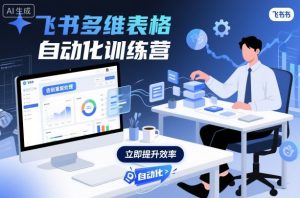 飞书多维表格自动化训练营，手把手教你告别重复处理，用多维表格开启高效办公新模式-网赚资源网