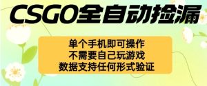自动挂G捡漏，不用自己挂G不用玩游戏，一个手机即可操作，新手小白轻松月入1W+【揭秘】 - 网赚资源网-网赚资源网